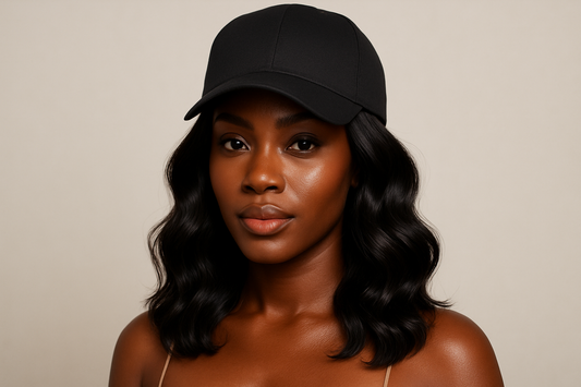 Cap Wigs- Body Wave 12 inch length  on melanin woman