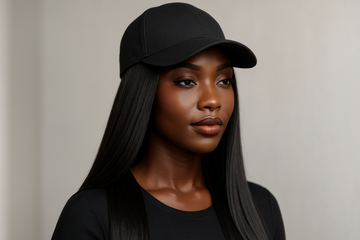 capwig-on-a-melanin-woman but straight hair