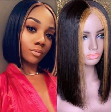 Straight Highlight Bobs Wig