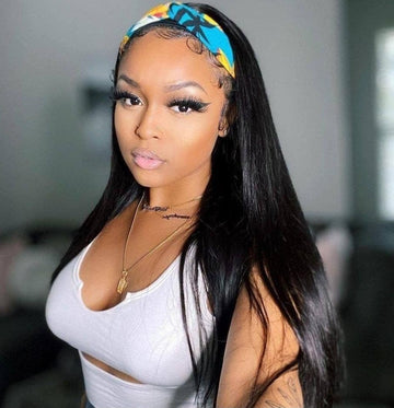 Straight Hair Beginner Friendly Headband Wigs