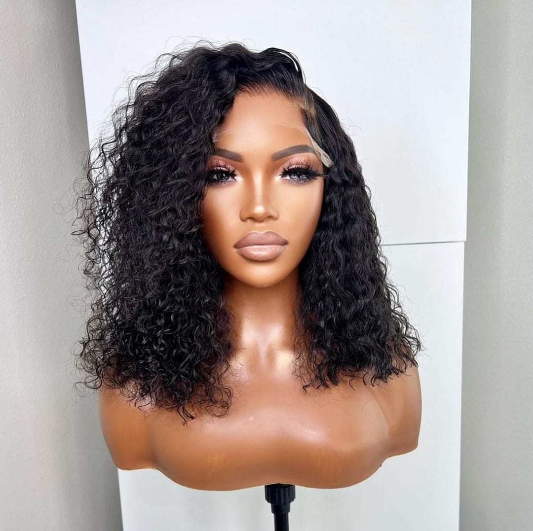 Lace Front Bob Curly Wig