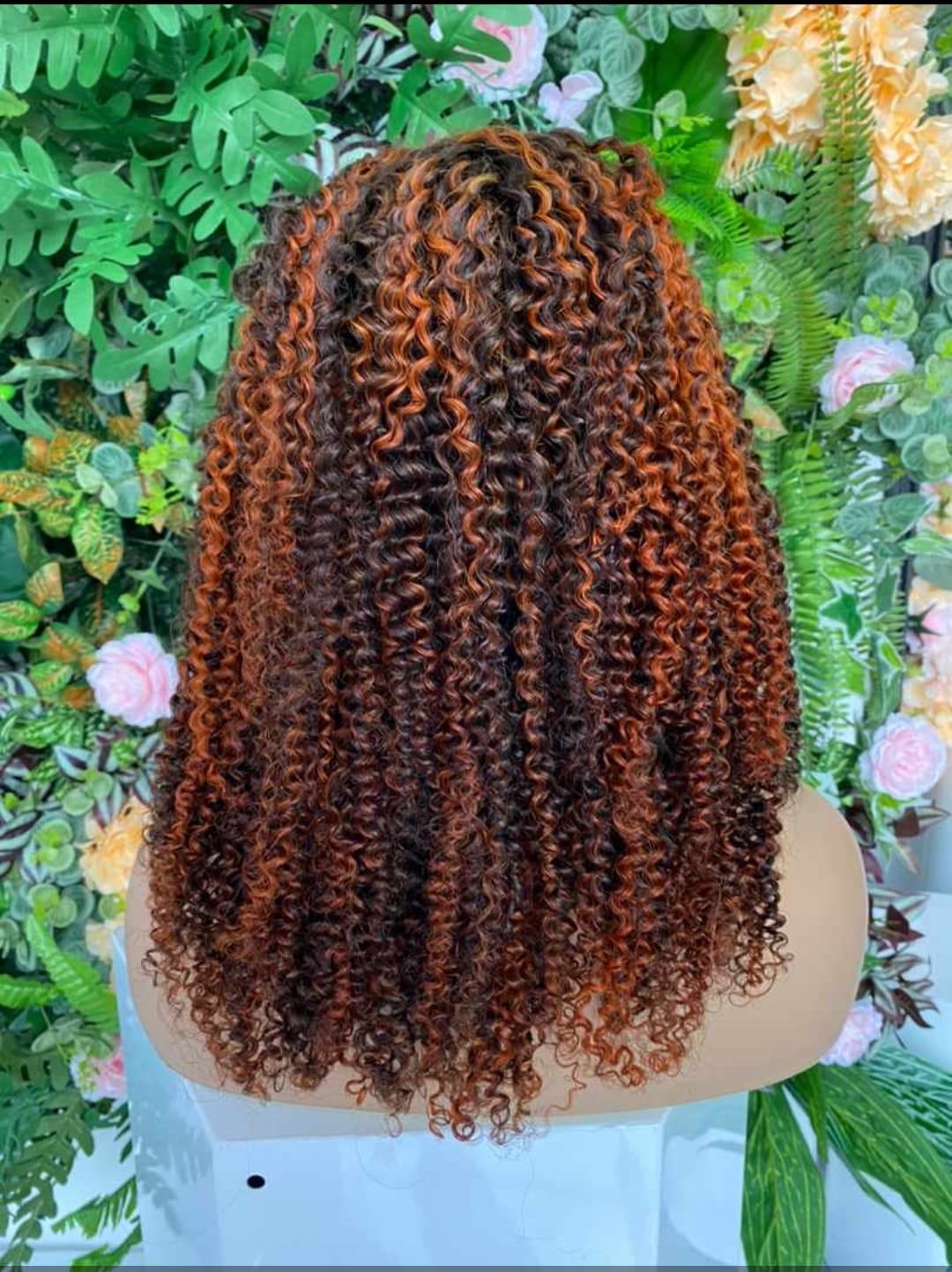 Kelly Kinky Curly Highlight Lace Wig
