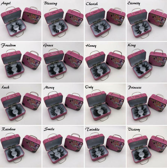 Suitcase Mink Lashes 25 MM