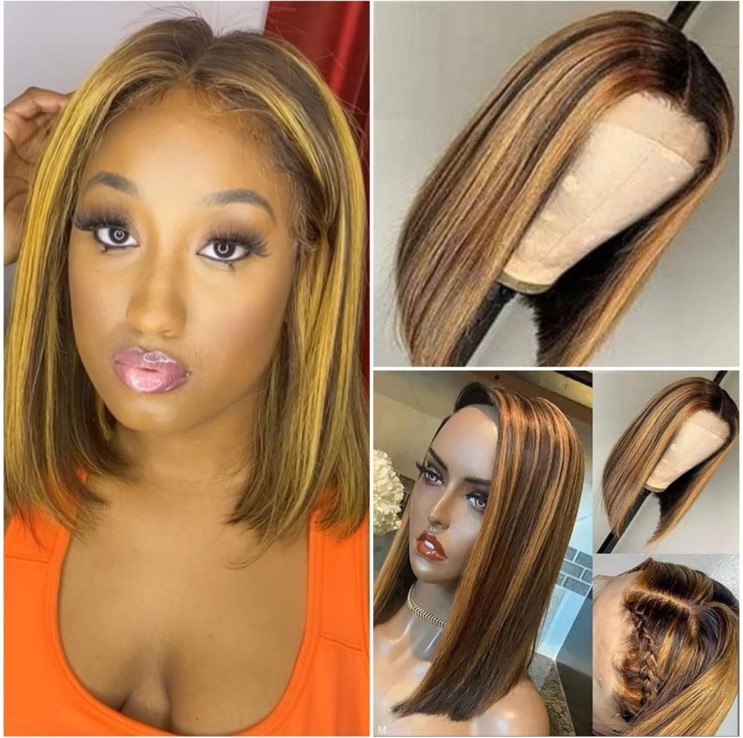 Straight Bobs Highlighted